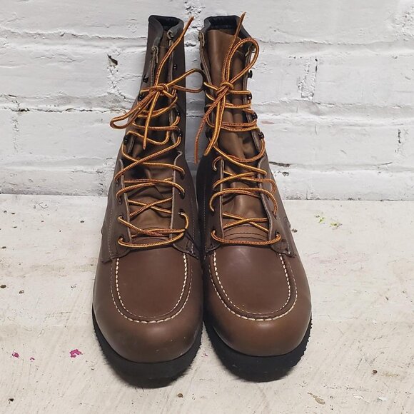 mens vintage 70s Brown leather Wolverine 12\